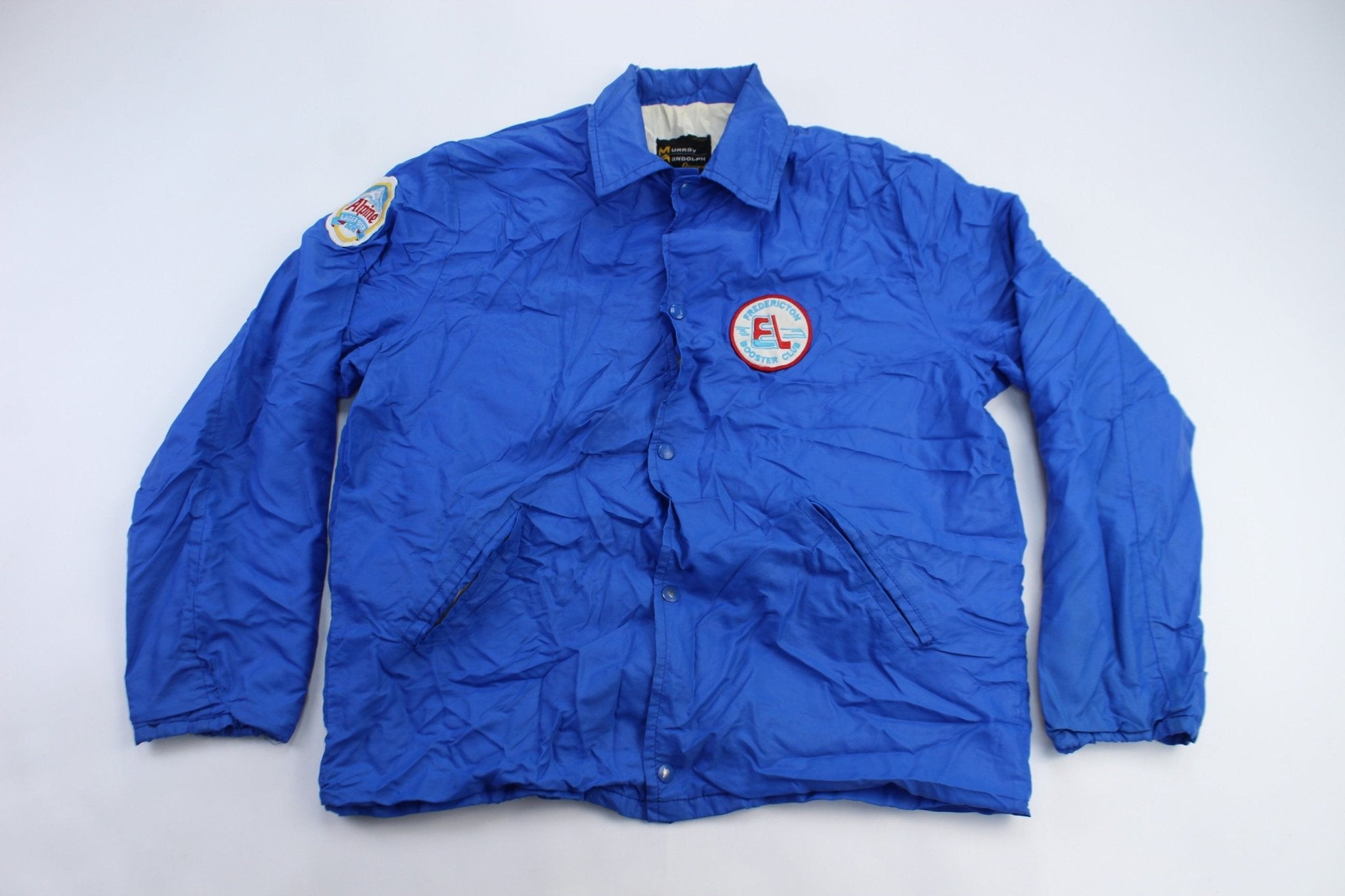 Fredericton Booster Club Windbreaker Jacket - ThriftedThreads.com