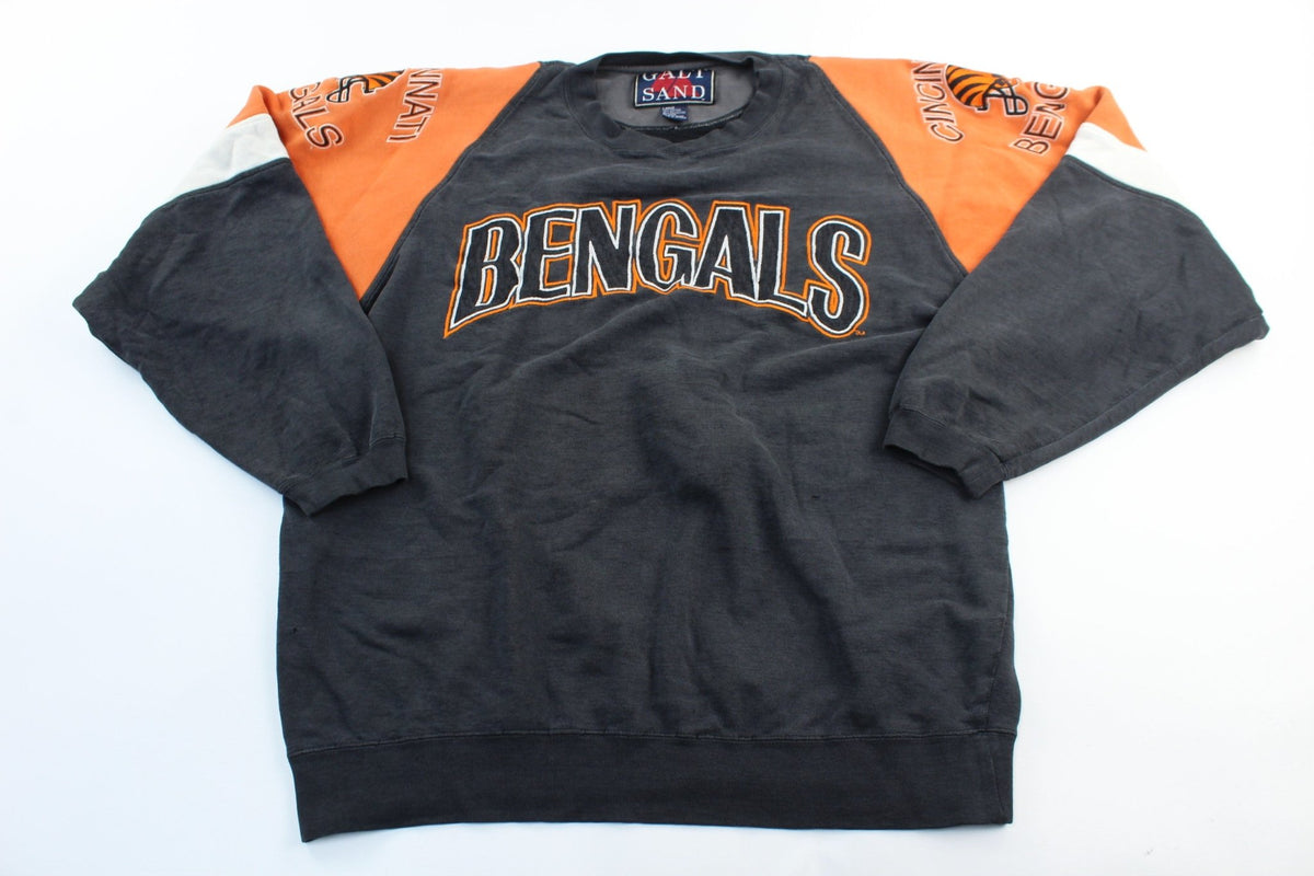 bengals embroidered sweatshirt