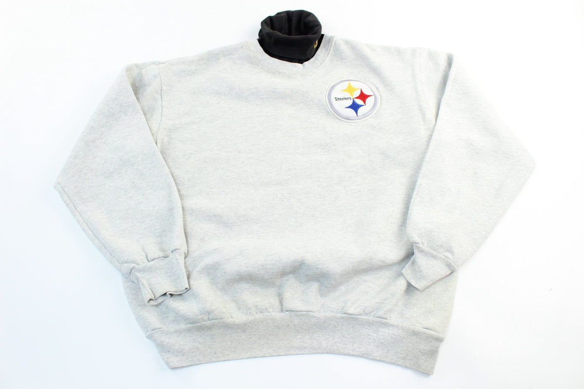 Majestic, Shirts, Vintage Majestic Pittsburgh Steelers Hooded Sweatshirt