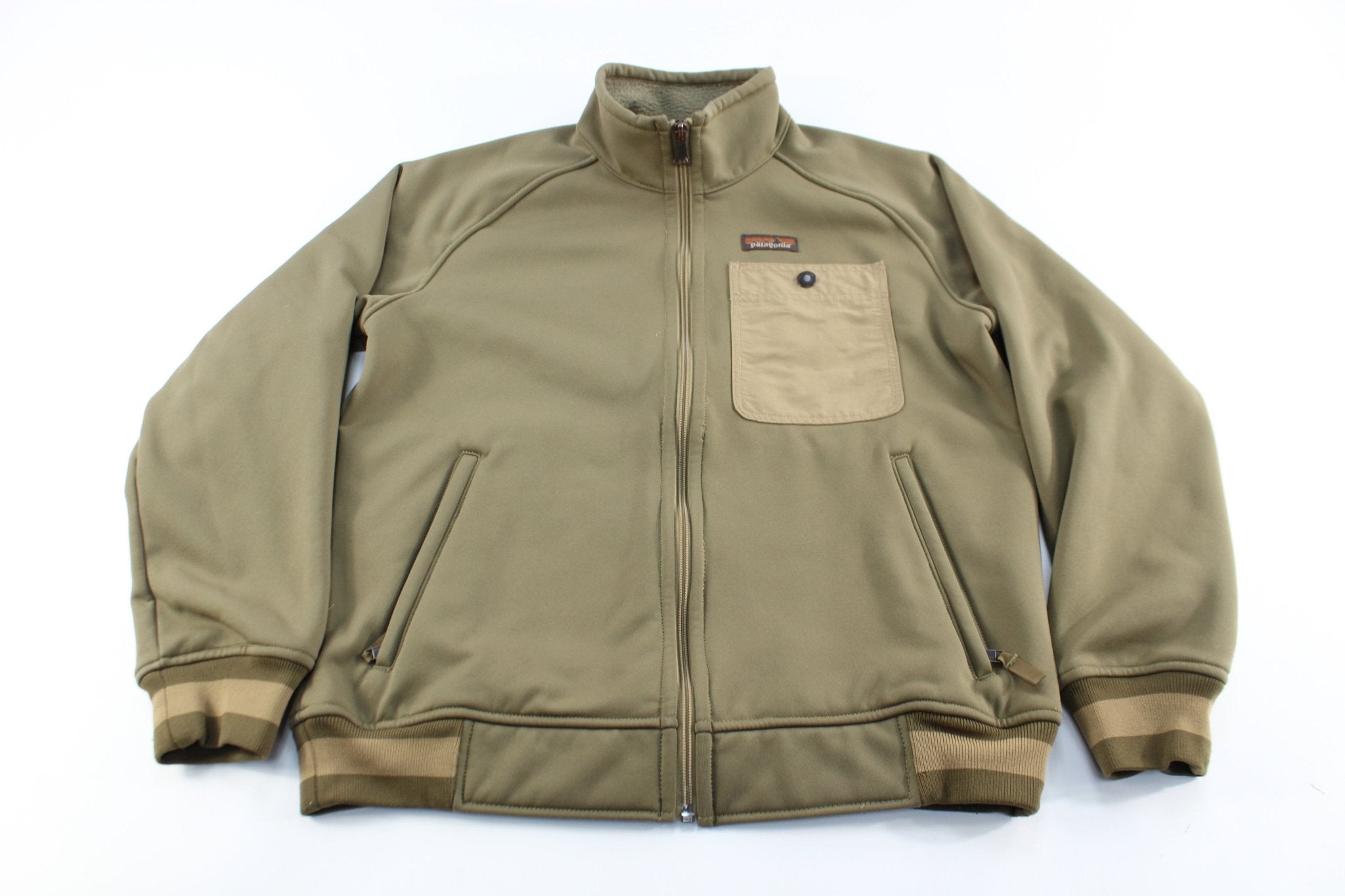 Patagonia olive on sale green jacket
