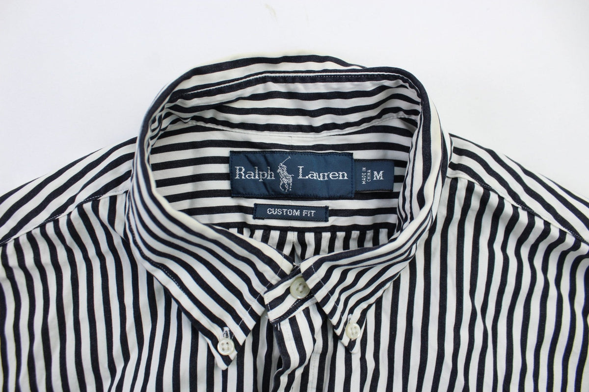 ralph lauren black and white shirt