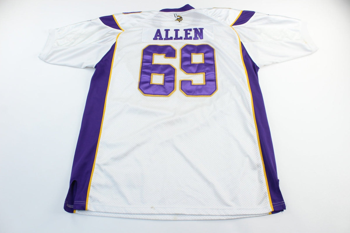 Minnesota Vikings Black And White Embroidered 69 Jared Allen