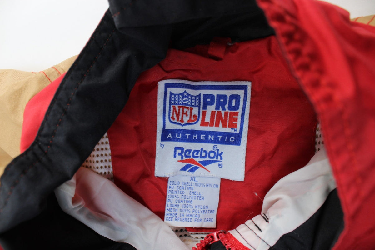 90's San Francisco 49ers Reebok Pro Line NFL Windbreaker Jacket