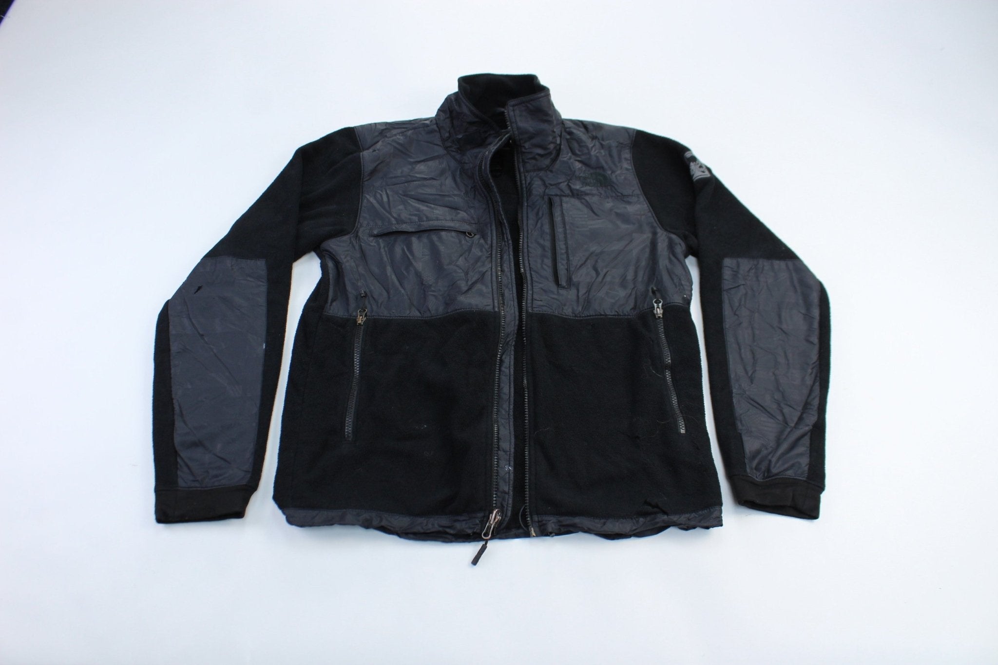 The North Face Embroidered Logo Black Jacket - ThriftedThreads.com