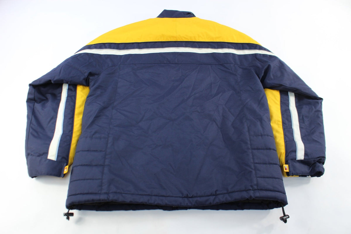 Tommy hilfiger yellow and blue outlet windbreaker