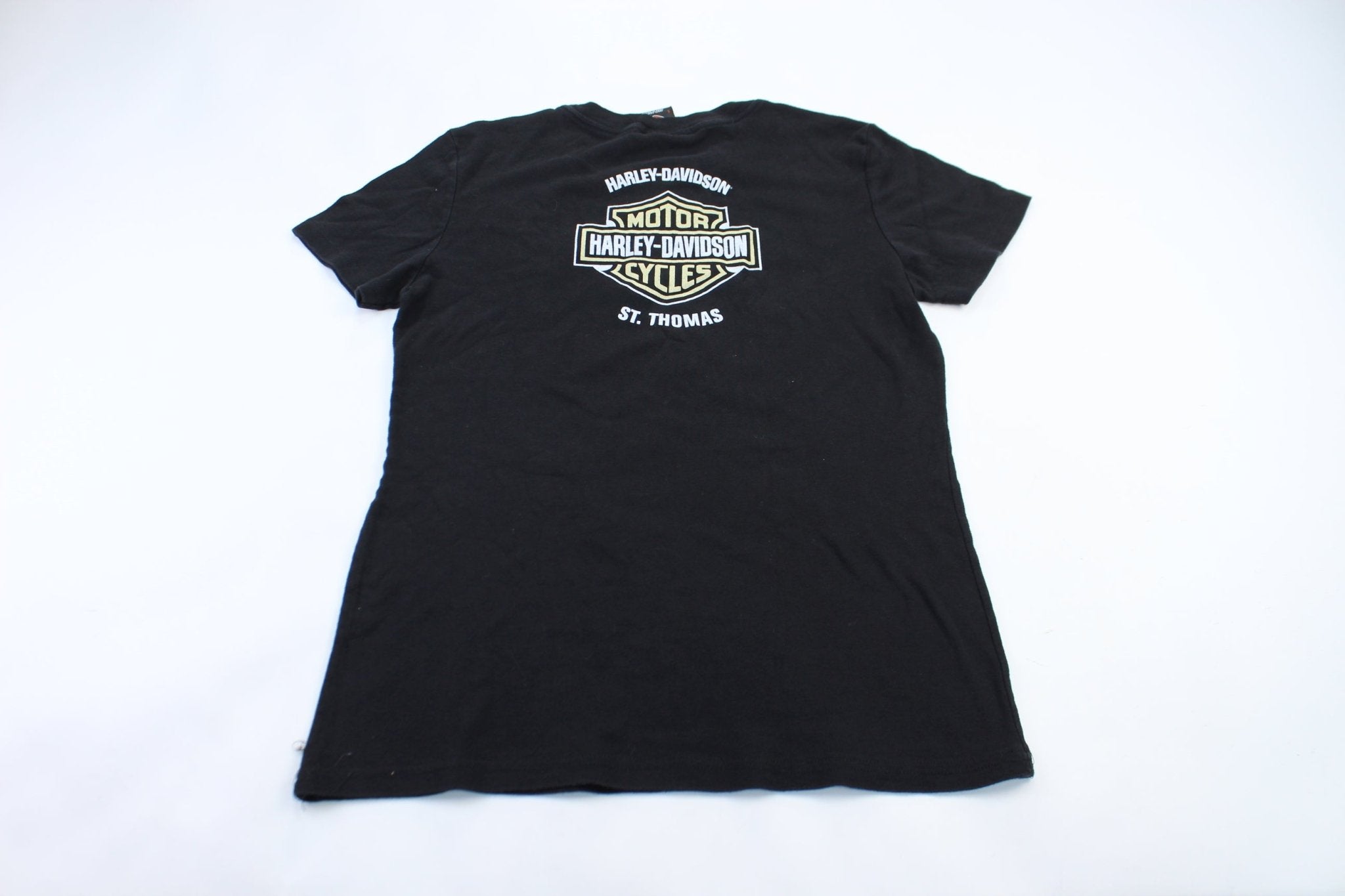 Women's Harley Davidson Motorcycles St. Thomas T-Shirt - ThriftedThreads.com