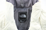 Women's The North Face 550 White Puffer Zip Up Vest - ThriftedThreads.com