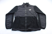 Women's The North Face Embroidered Logo Black Zip Up Jacket - ThriftedThreads.com
