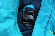 Women's The North Face Embroidered Logo Teal Zip Up Jacket - ThriftedThreads.com