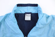 Youth Nike Embroidered Logo Light Blue & Navy Blue Jacket - ThriftedThreads.com
