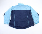 Youth Nike Embroidered Logo Light Blue & Navy Blue Jacket - ThriftedThreads.com