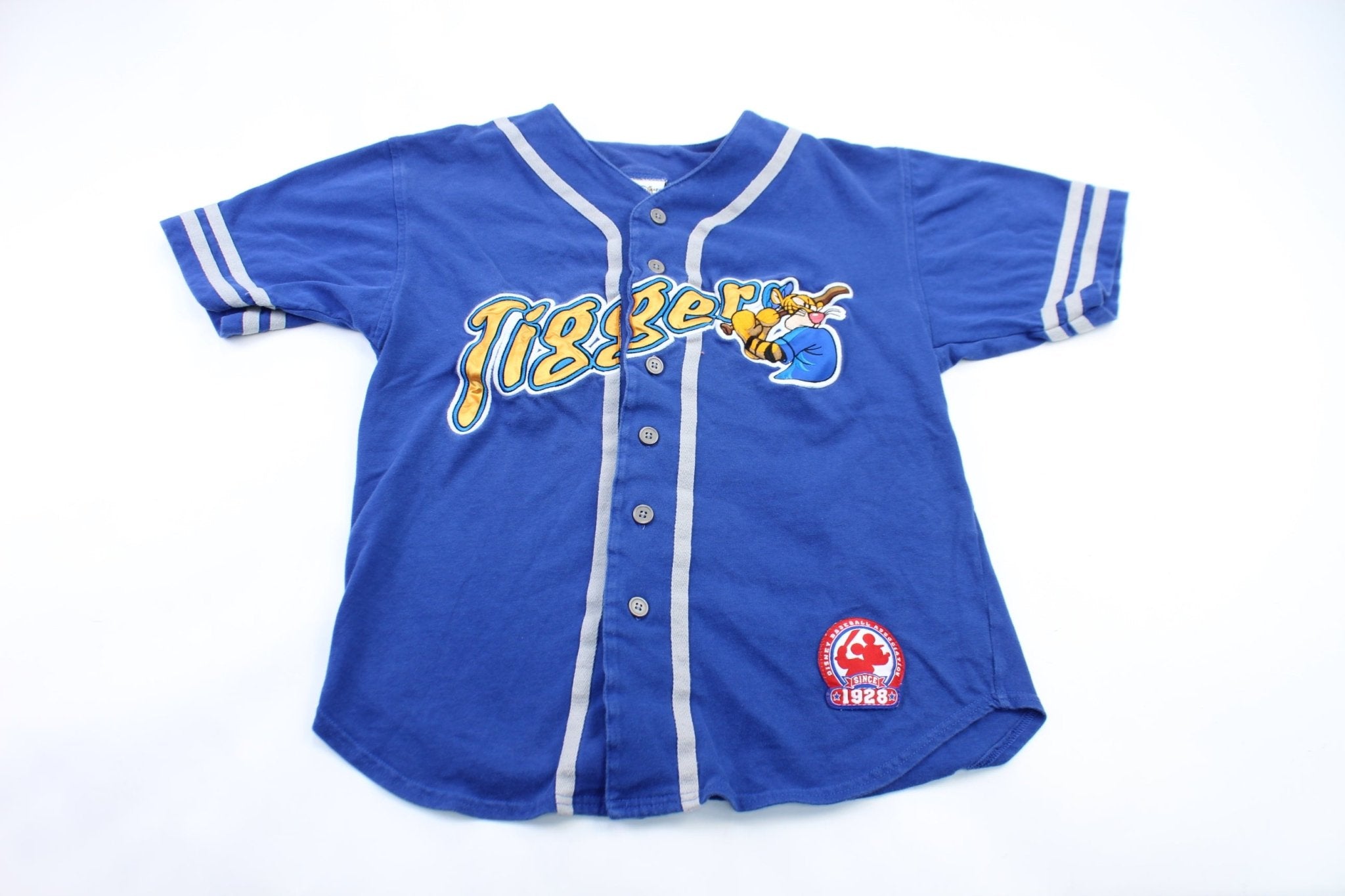 Youth Walt Disney World Tigger Embroidered Baseball Jersey - ThriftedThreads.com