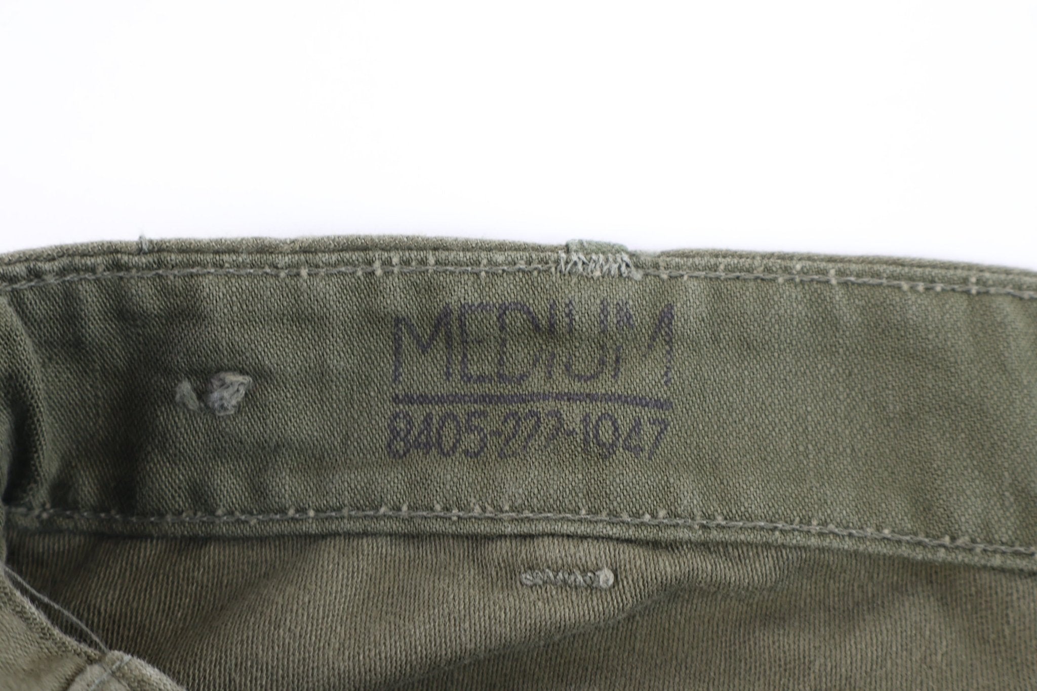 1947 US Army Olive Green Military Trousers - Pants - Thrifted Threads