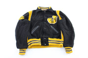 1967 Black & Yellow Wool Varsity Jacket - ThriftedThreads.com