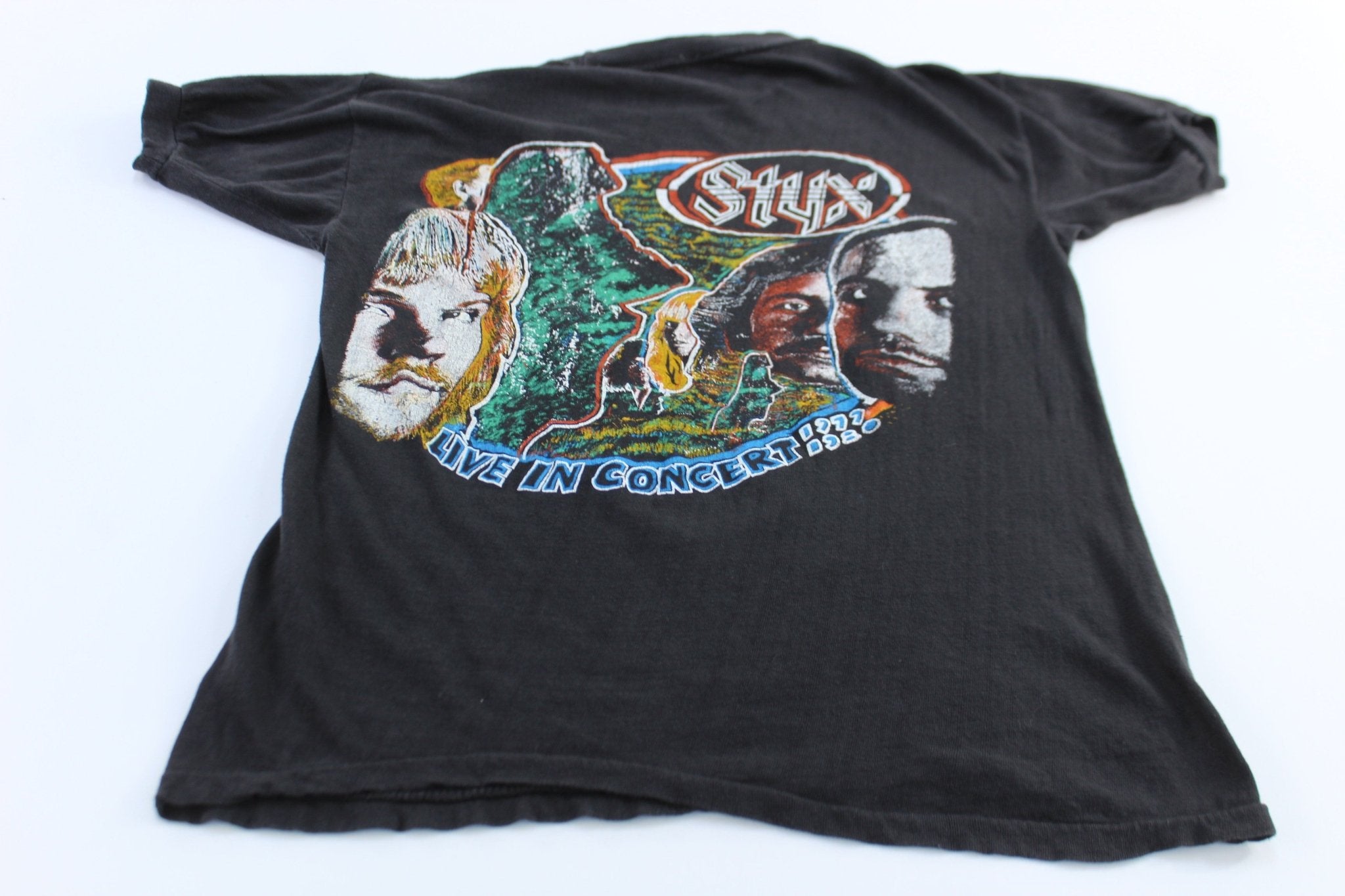 1979 Styx Live In Concert Tour T-Shirt - ThriftedThreads.com
