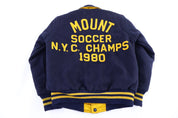 1980 Hewitt NYC Champs Mount Soccer Reversible Varsity Jacket - Jacket - Thrifted Threads
