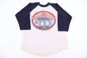 1981 Styx Paradise Theatre Show Raglan T-shirt - Shirts & Tops - Thrifted Threads