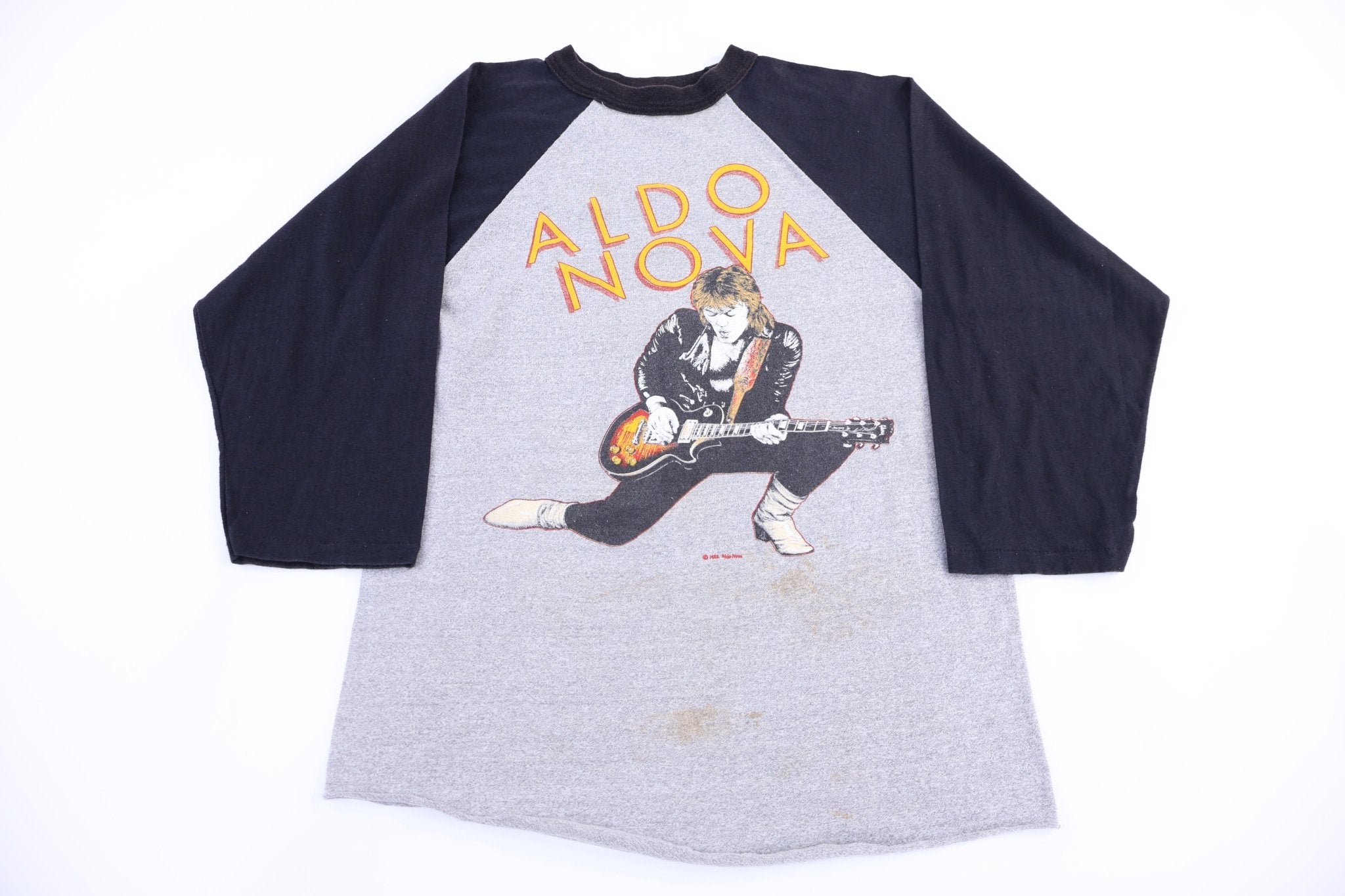 1982 Aldo Nova Raglan Tour T-shirt - Shirts & Tops - Thrifted Threads