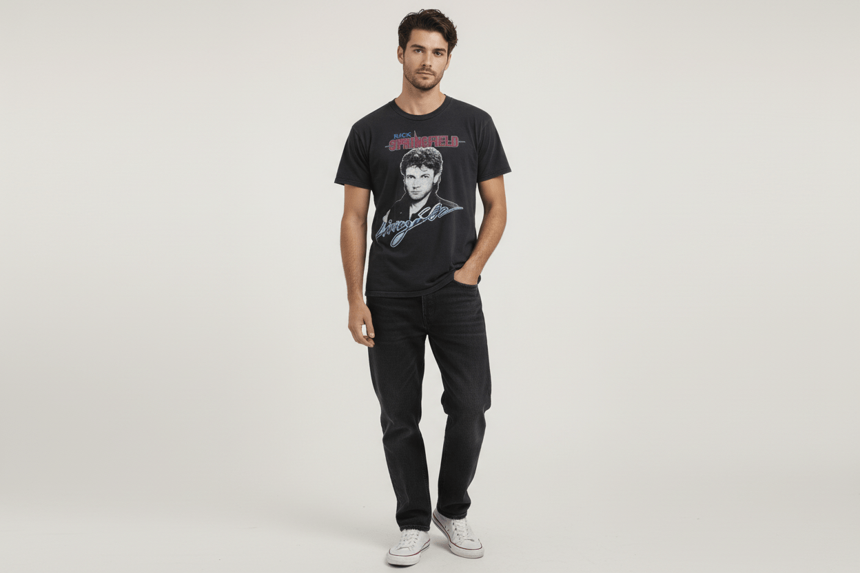 1983 Rick Springfield World Tour T-shirt - ThriftedThreads.com