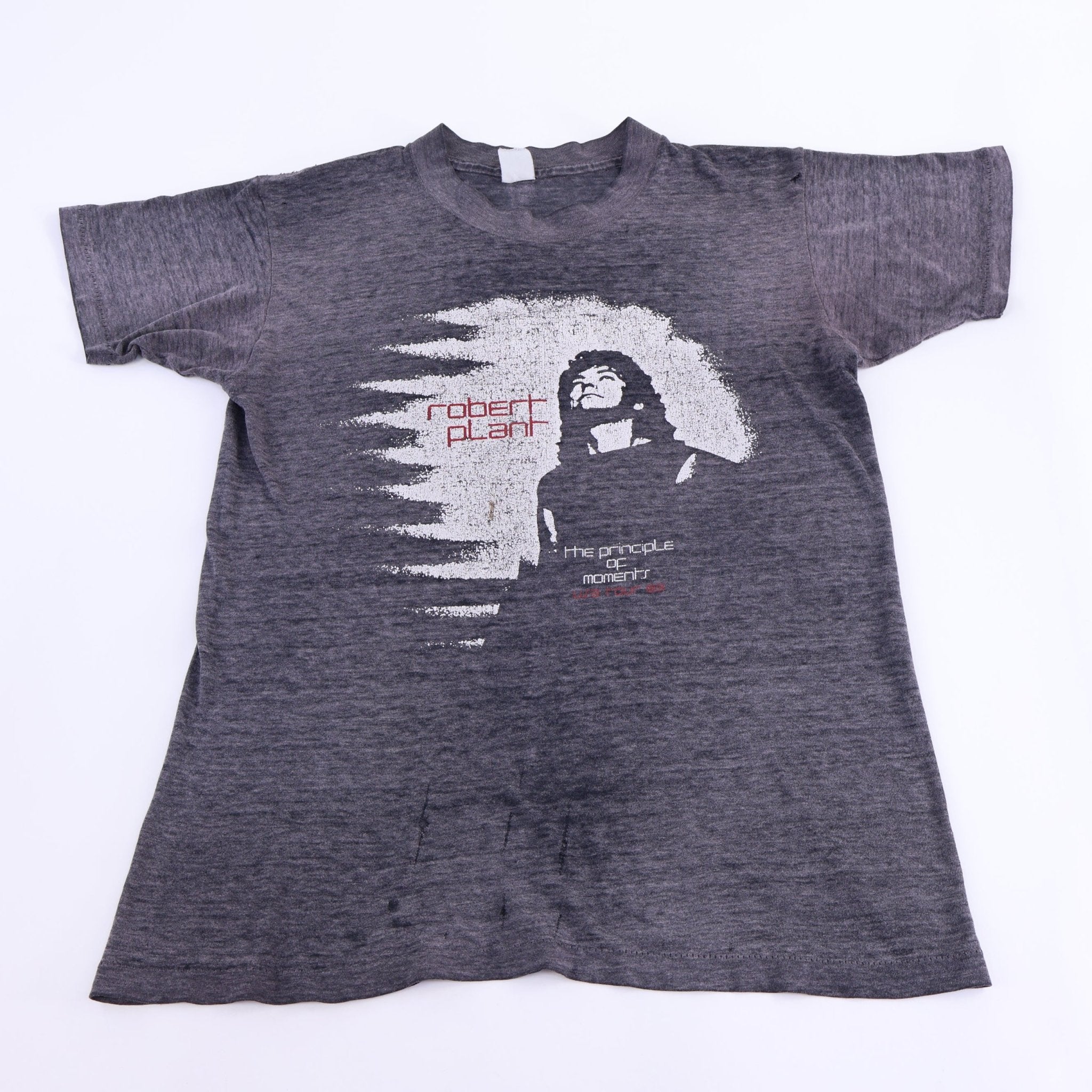 1983 Robert Plant The Principle of Moments Tour T-shirt - Shirts & Tops - Thrifted Threads