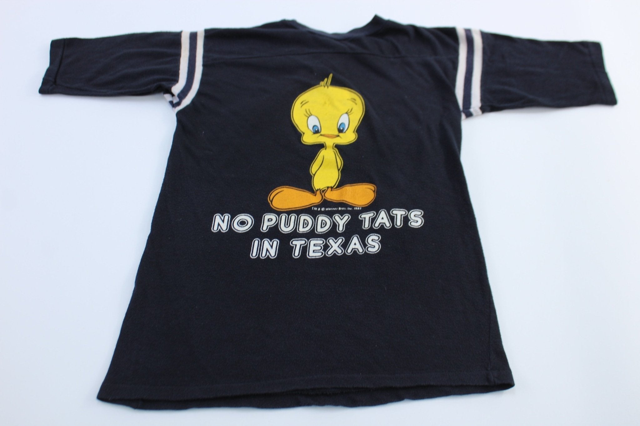 1983 Tweety No Puddy Tats In Texas T-Shirt - T-Shirts - Thrifted Threads