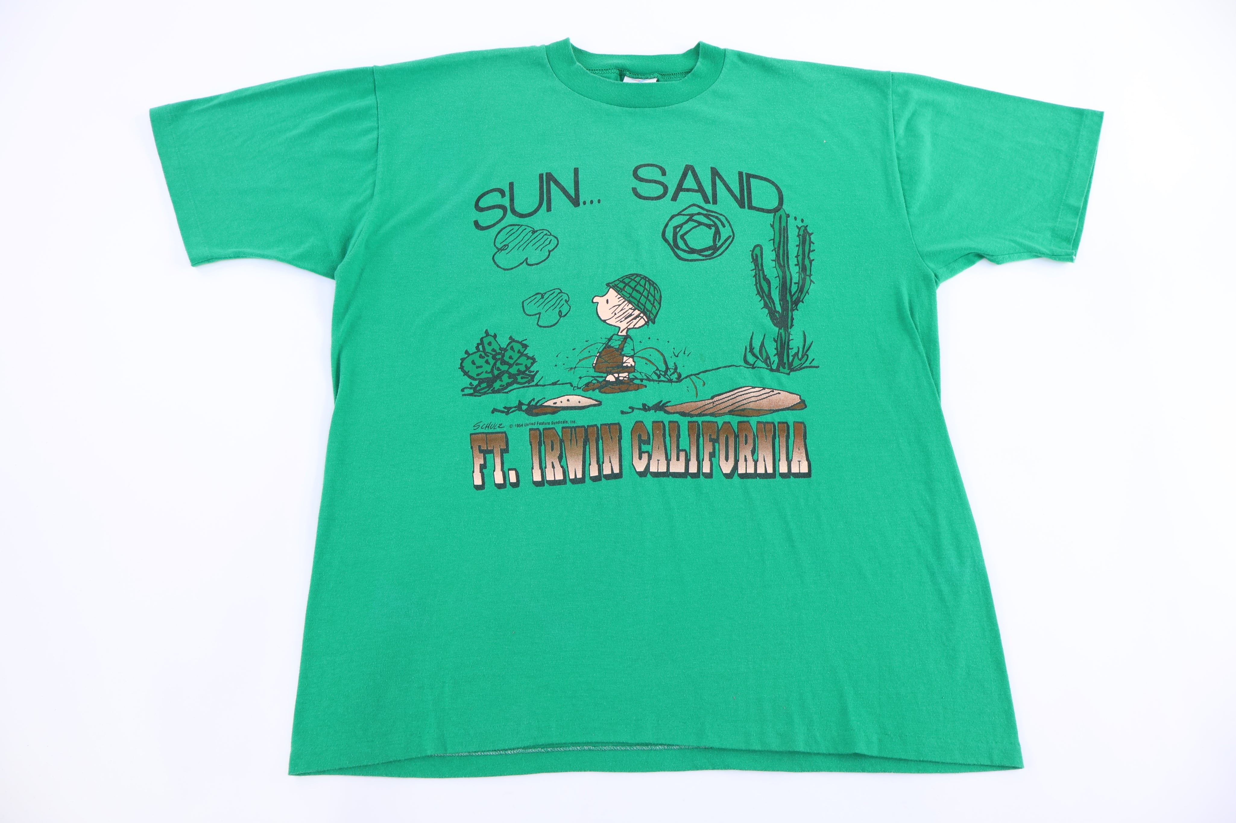 1984 Peanuts Ft. Irwin California T-shirt - Shirts & Tops - Thrifted Threads