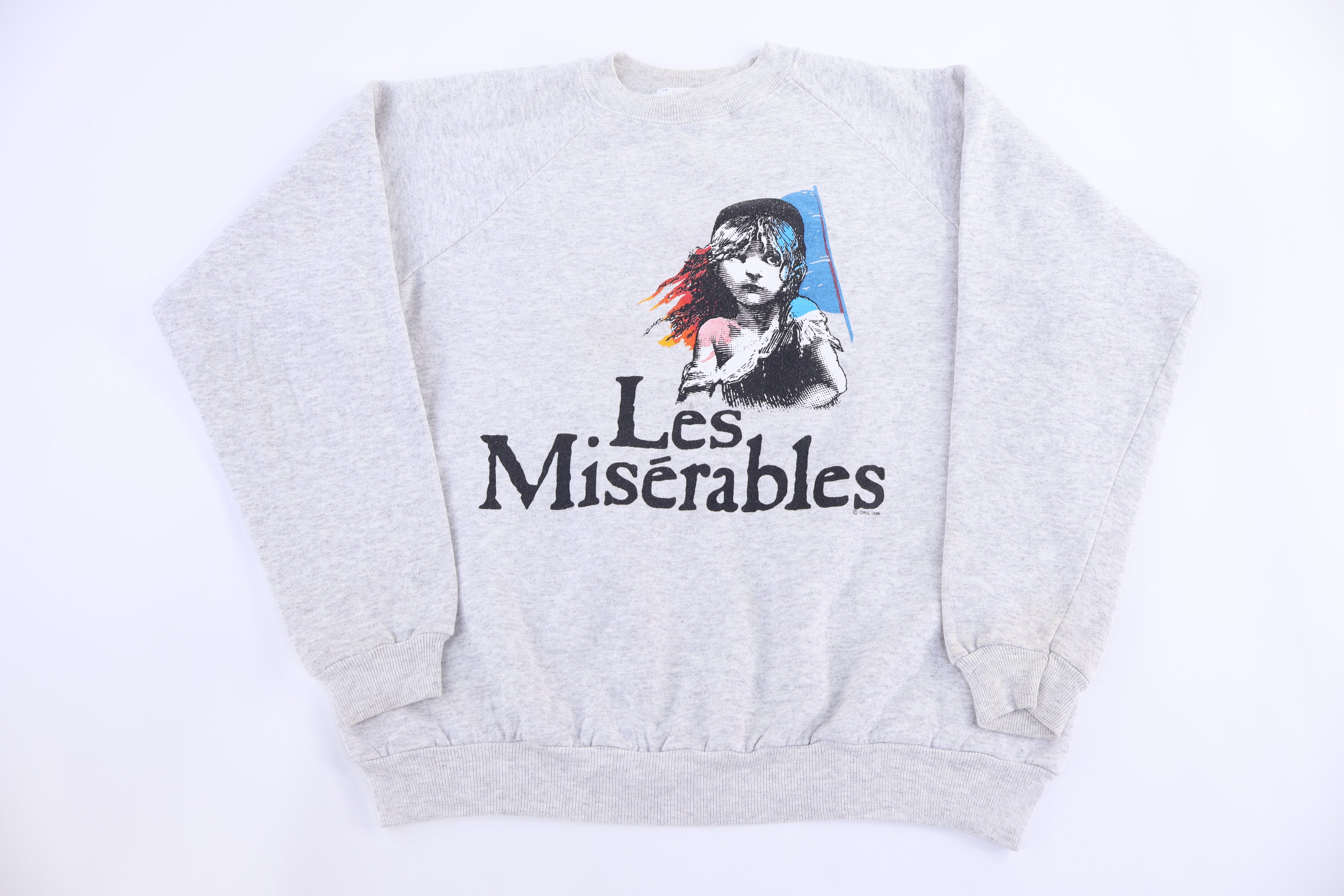 1986 Les Misérables Graphic Sweatshirt - Sweatshirt - Thrifted Threads