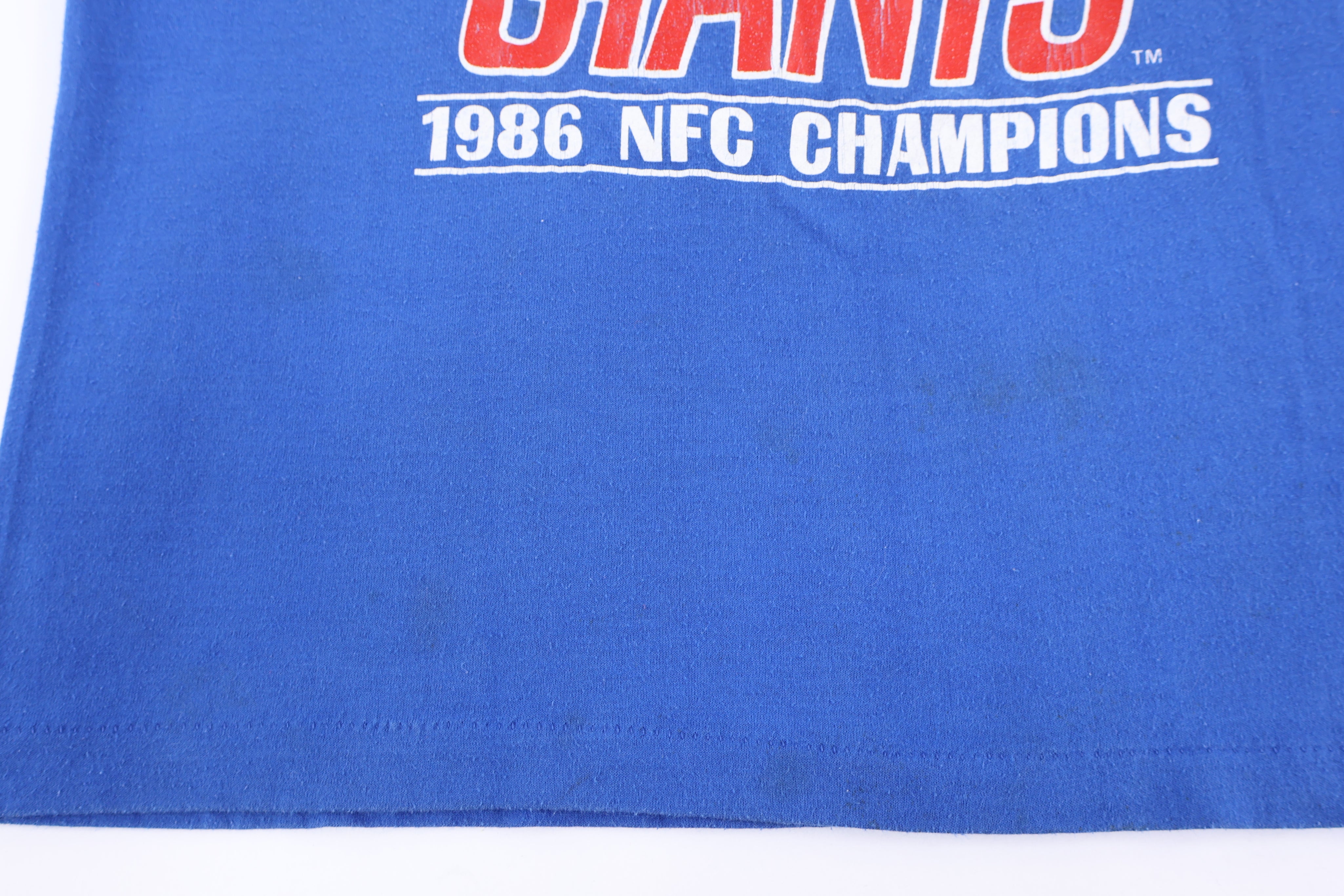 1986 New York Giants NFC Champions T-shirt - Shirts & Tops - Thrifted Threads