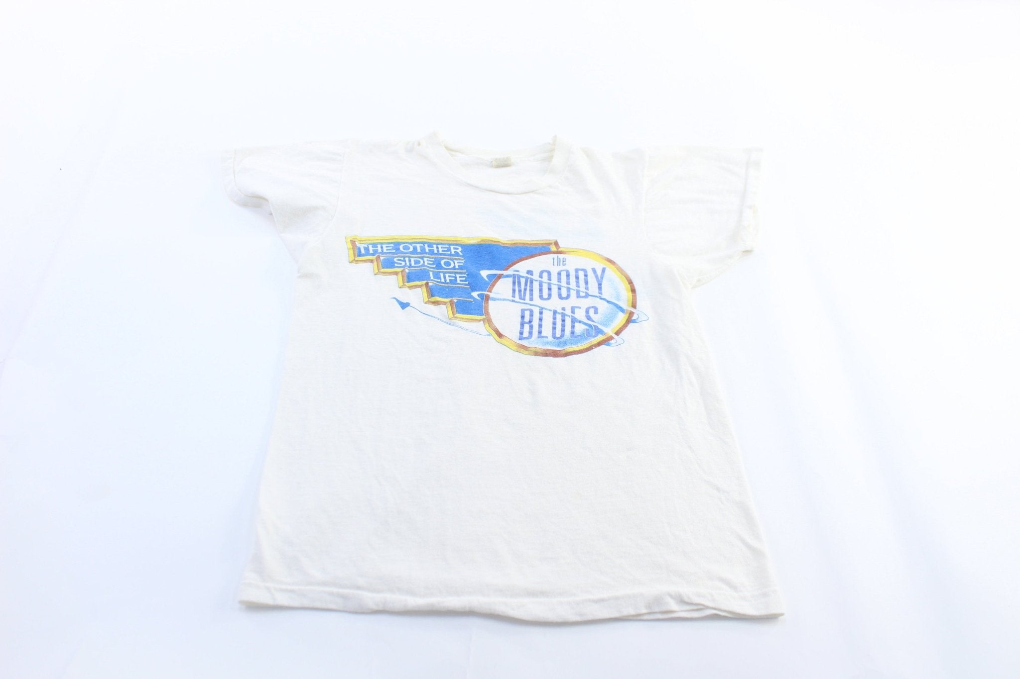 1986 The Moody Blues The Other Side Of Life Tour T-Shirt - ThriftedThreads.com