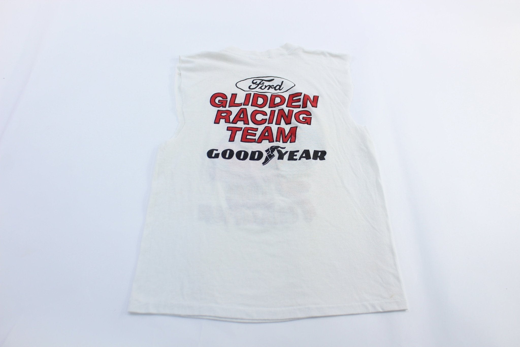 1987 Bob Glidden 7 Time World Champion Graphic Tank Top - Jerseys/Tanks - Thrifted Threads
