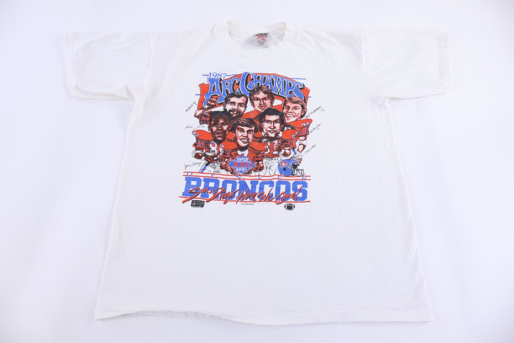 1987 Denver Broncos AFC Champions T-shirt - Shirts & Tops - Thrifted Threads
