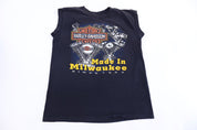 1987 Harley Davidson Motorcycles Massachusetts Tank Top - Shirts & Tops - Thrifted Threads