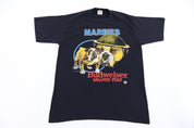 1987 Marines Budweiser Salutes You T-shirt - Shirts & Tops - Thrifted Threads
