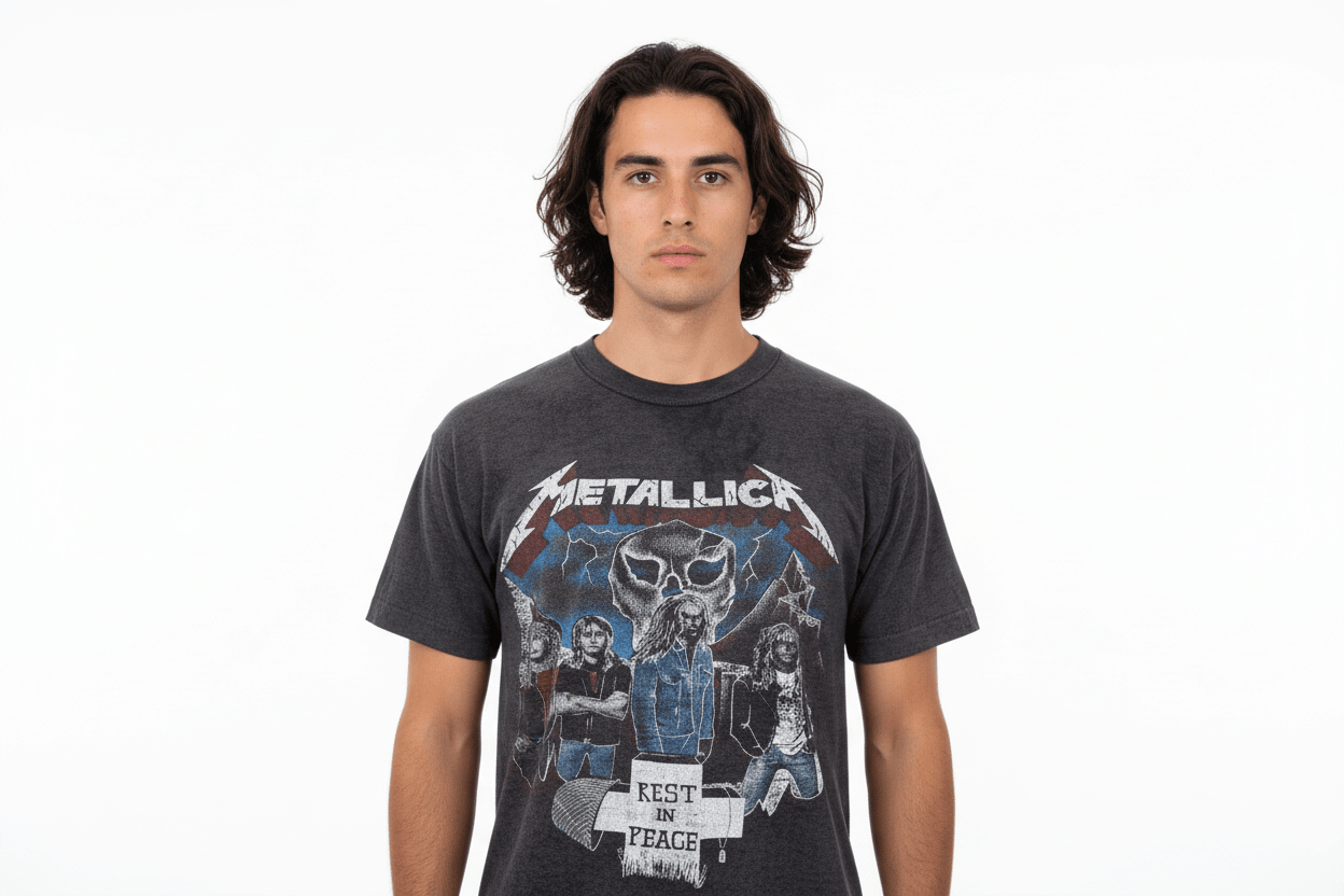 1987 Metallica Lives On Tour T-shirt - Shirts & Tops - Thrifted Threads