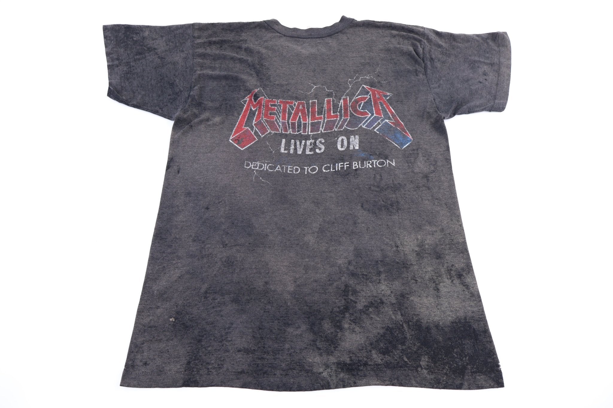 1987 Metallica Lives On Tour T-shirt - Shirts & Tops - Thrifted Threads