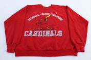 1987 St. Louis Cardinals National League Champions Sweatshirt - Sweatshirts - Thrifted Threads