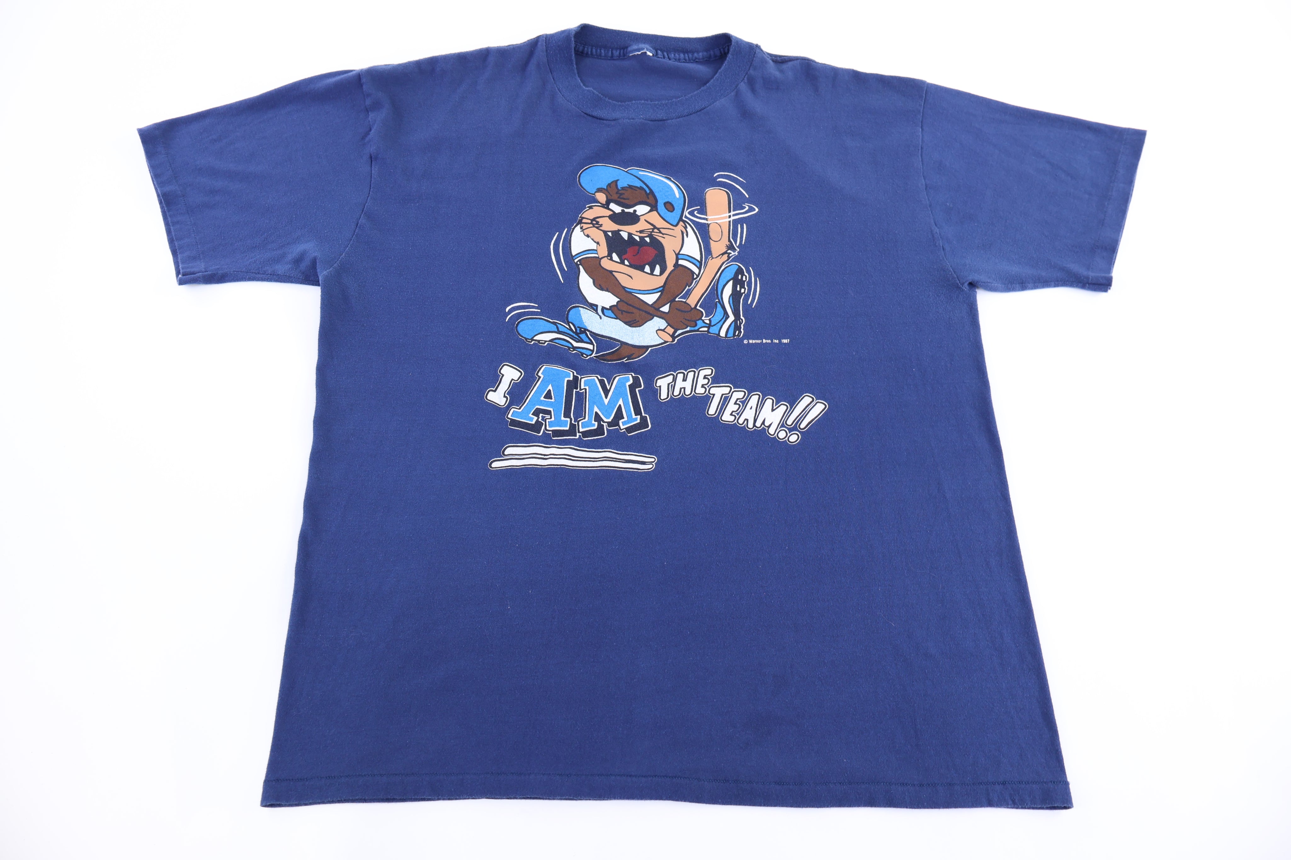 1987 Tasmanian Devil I Am The Team T-shirt - Shirts & Tops - Thrifted Threads