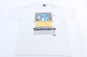 1987 Teacherasaurus Cartoon Graphic T-shirt - ThriftedThreads.com