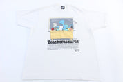 1987 Teacherasaurus Cartoon Graphic T-shirt - Shirts & Tops - Thrifted Threads