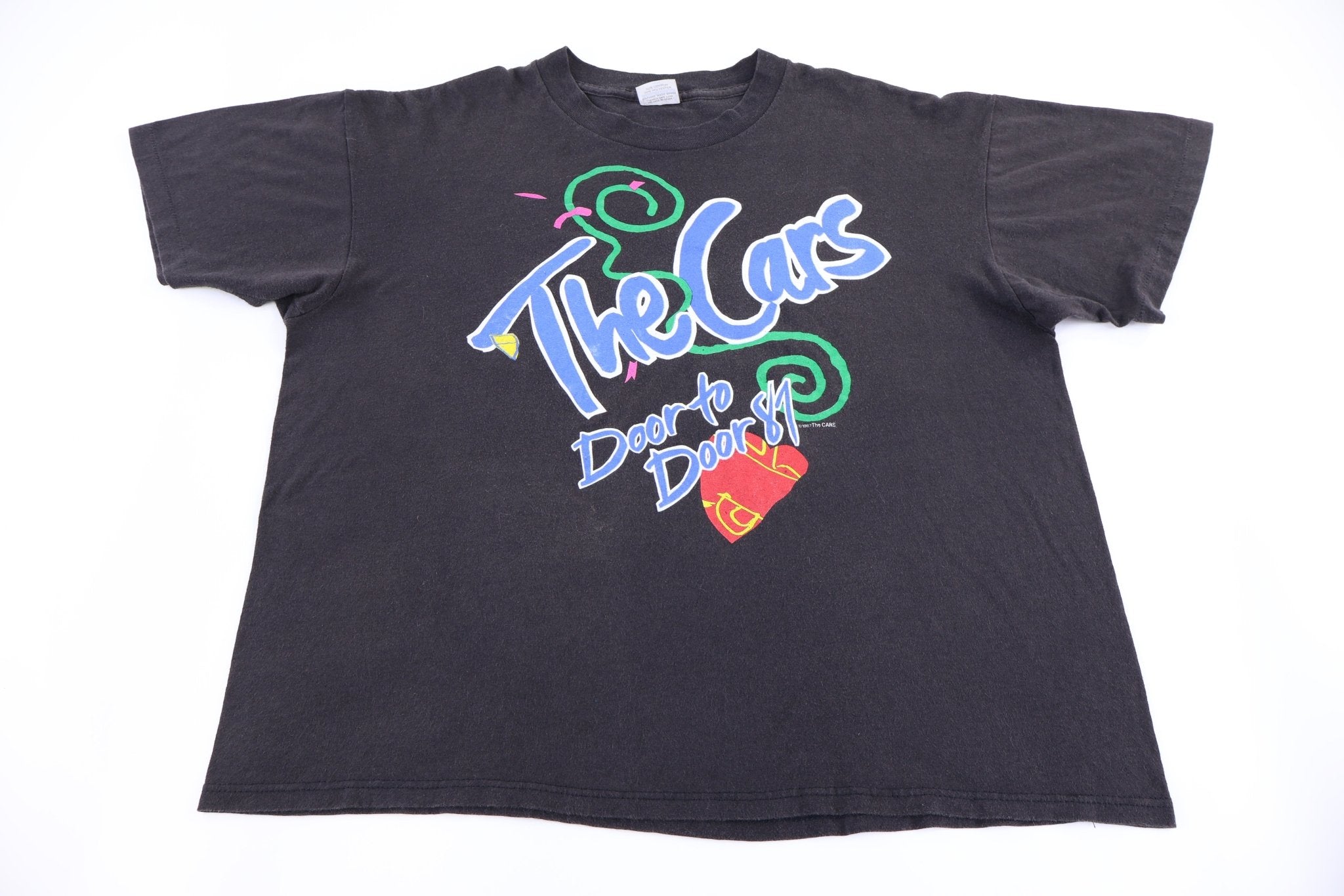 1987 The Cars Door To Door Tour T-shirt - Shirts & Tops - Thrifted Threads