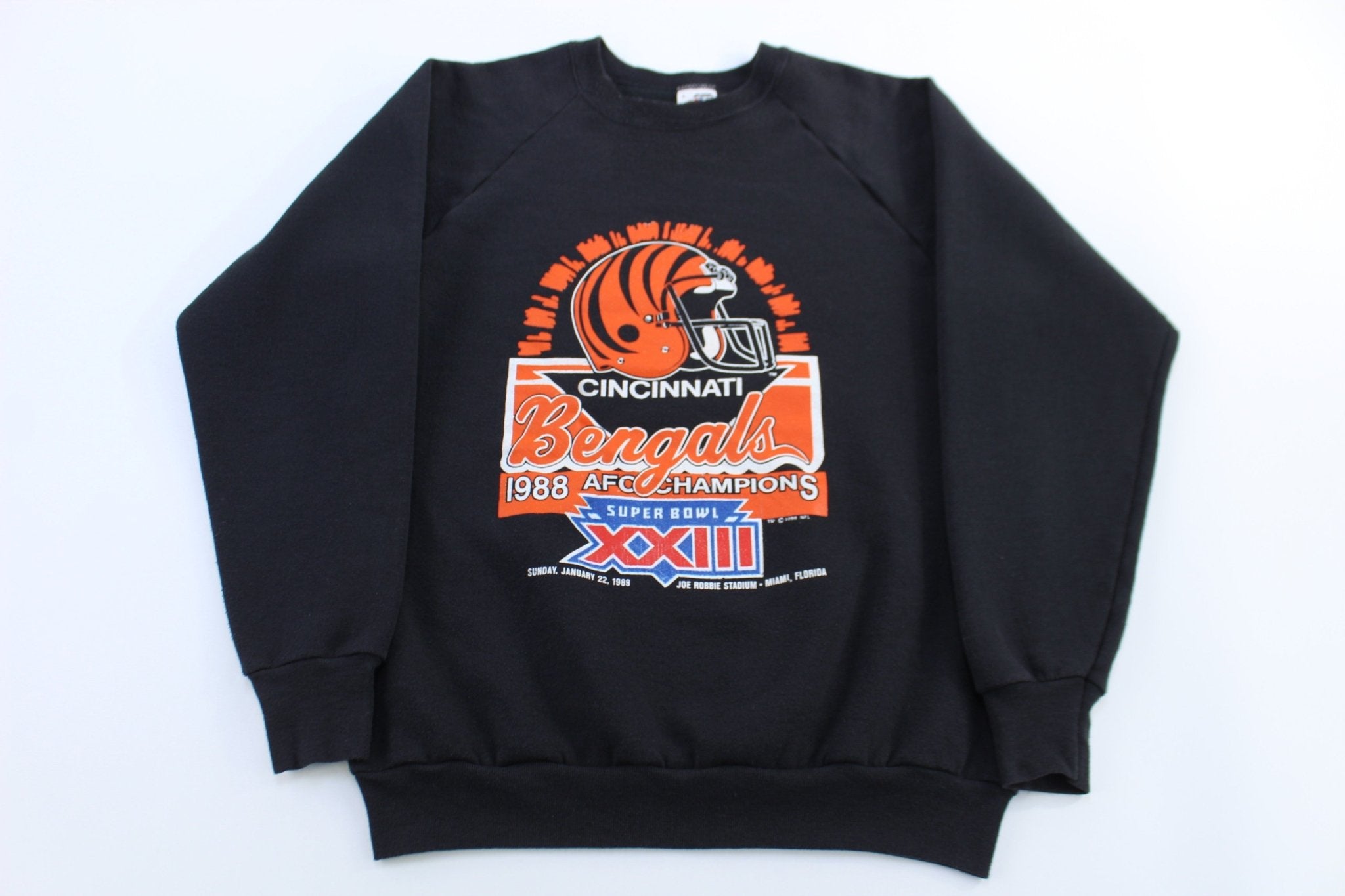 1988 Cincinnati Bengals Football AFC Champions Sweatshirt - ThriftedThreads.com
