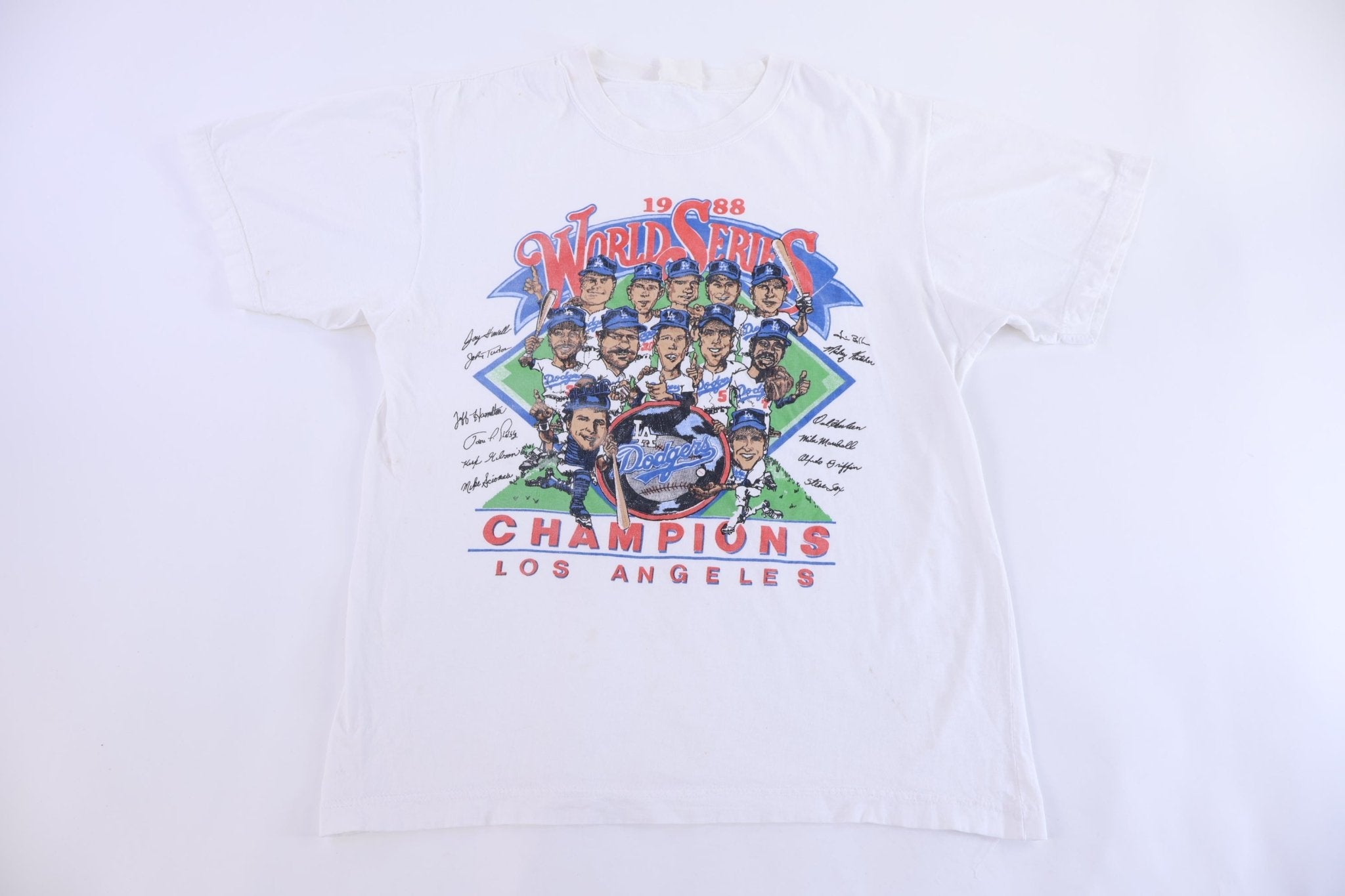 1988 Los Angeles Dodgers World Series Champions T-shirt - Shirts & Tops - Thrifted Threads