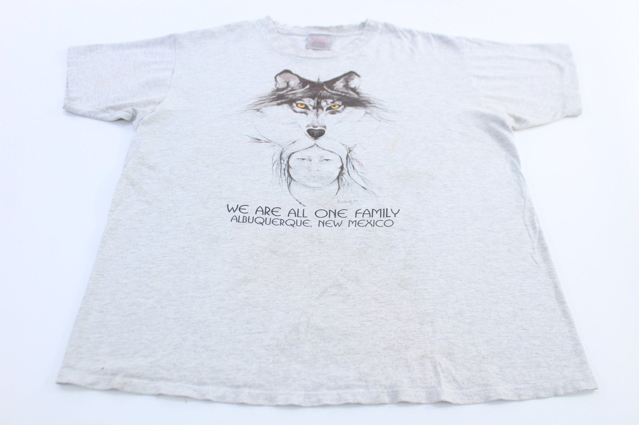 1989 Albuquerque, New Mexico Family T-Shirt - T-Shirts - Thrifted Threads