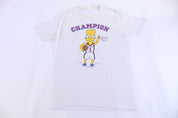 1989 Bart Simpson Detroit Pistons Basketball T-shirt - Shirts & Tops - Thrifted Threads