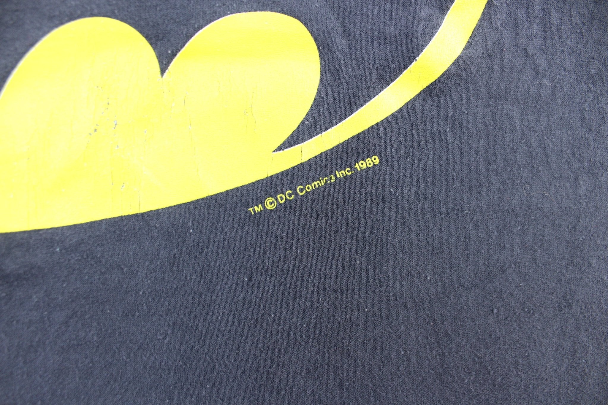 1989 Batman Logo Tank Top - ThriftedThreads.com