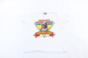 1989 Bill Shoemaker American's Jockey Graphic T-Shirt - ThriftedThreads.com