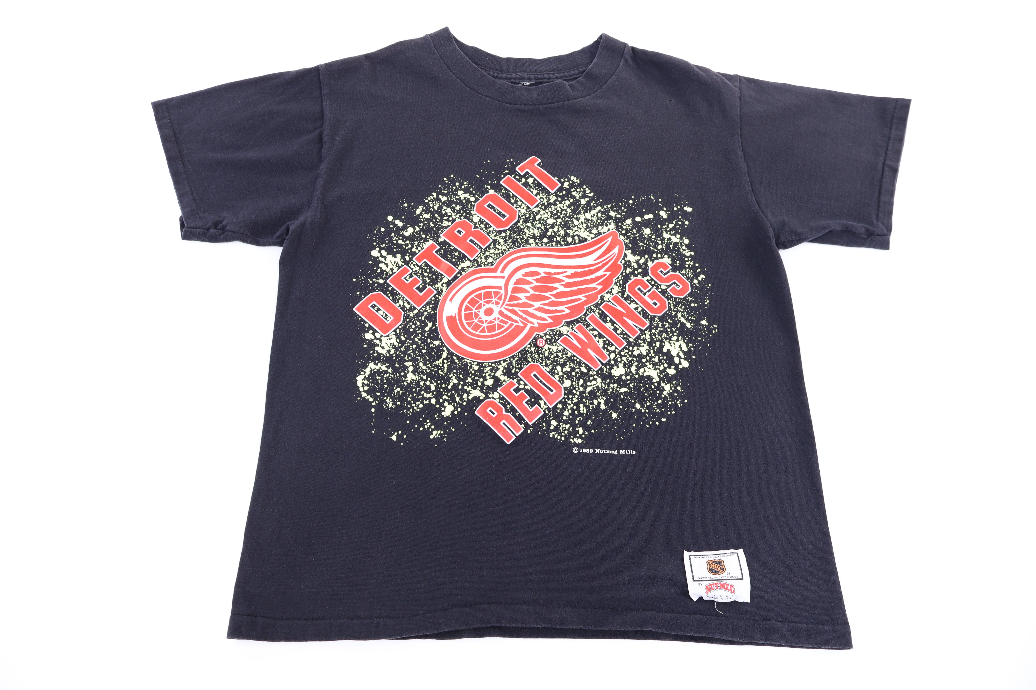 1989 Detroit Red Wings Hockey T-shirt - Shirts & Tops - Thrifted Threads