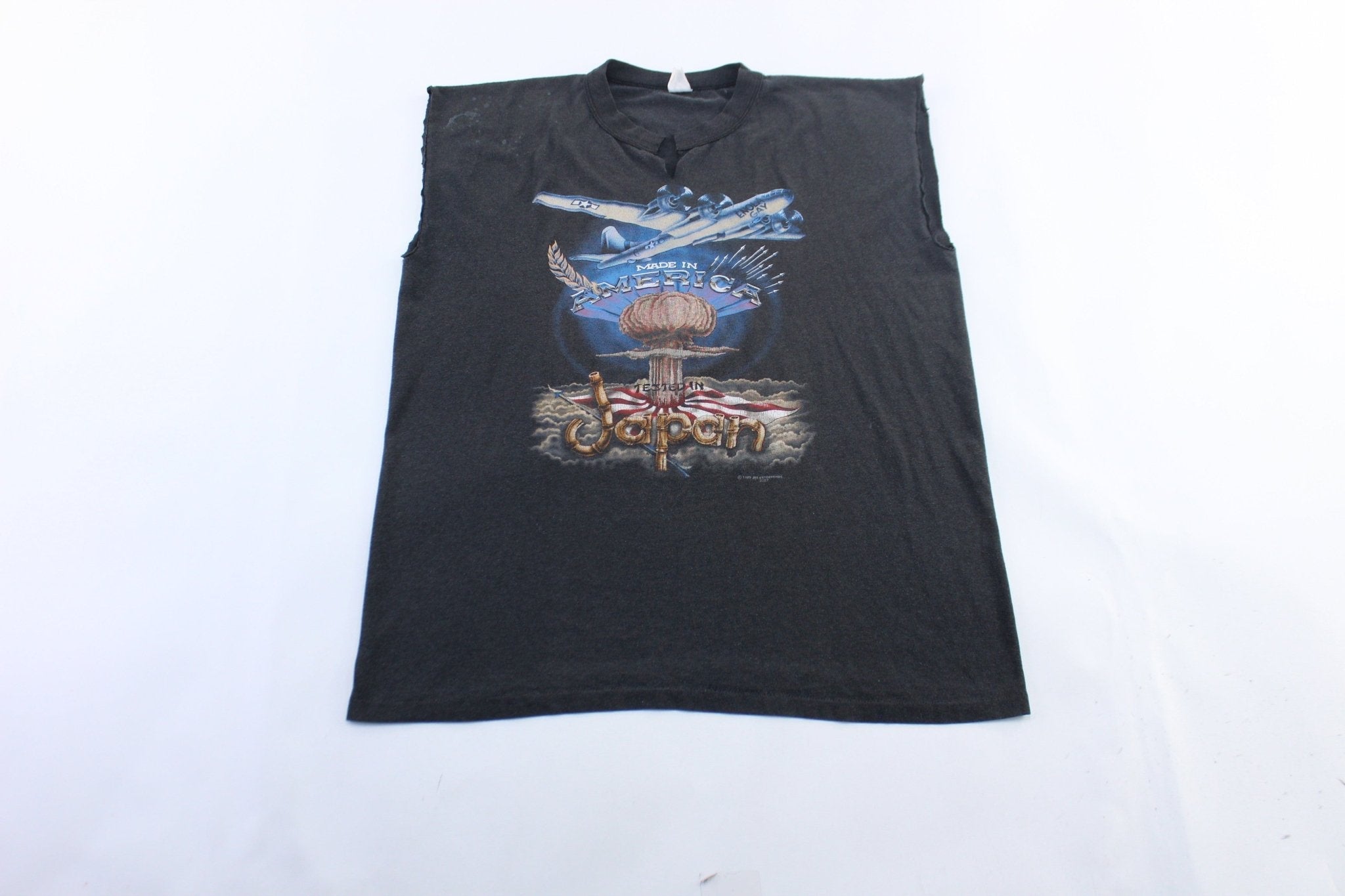 1989 Enola Gay Bomber Plane Graphic Tank Top - Jerseys/Tanks - Thrifted Threads