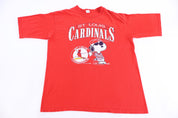 1989 Joe Cool Snoopy Atlanta Braves Baseball T-shirt - Shirts & Tops - Thrifted Threads