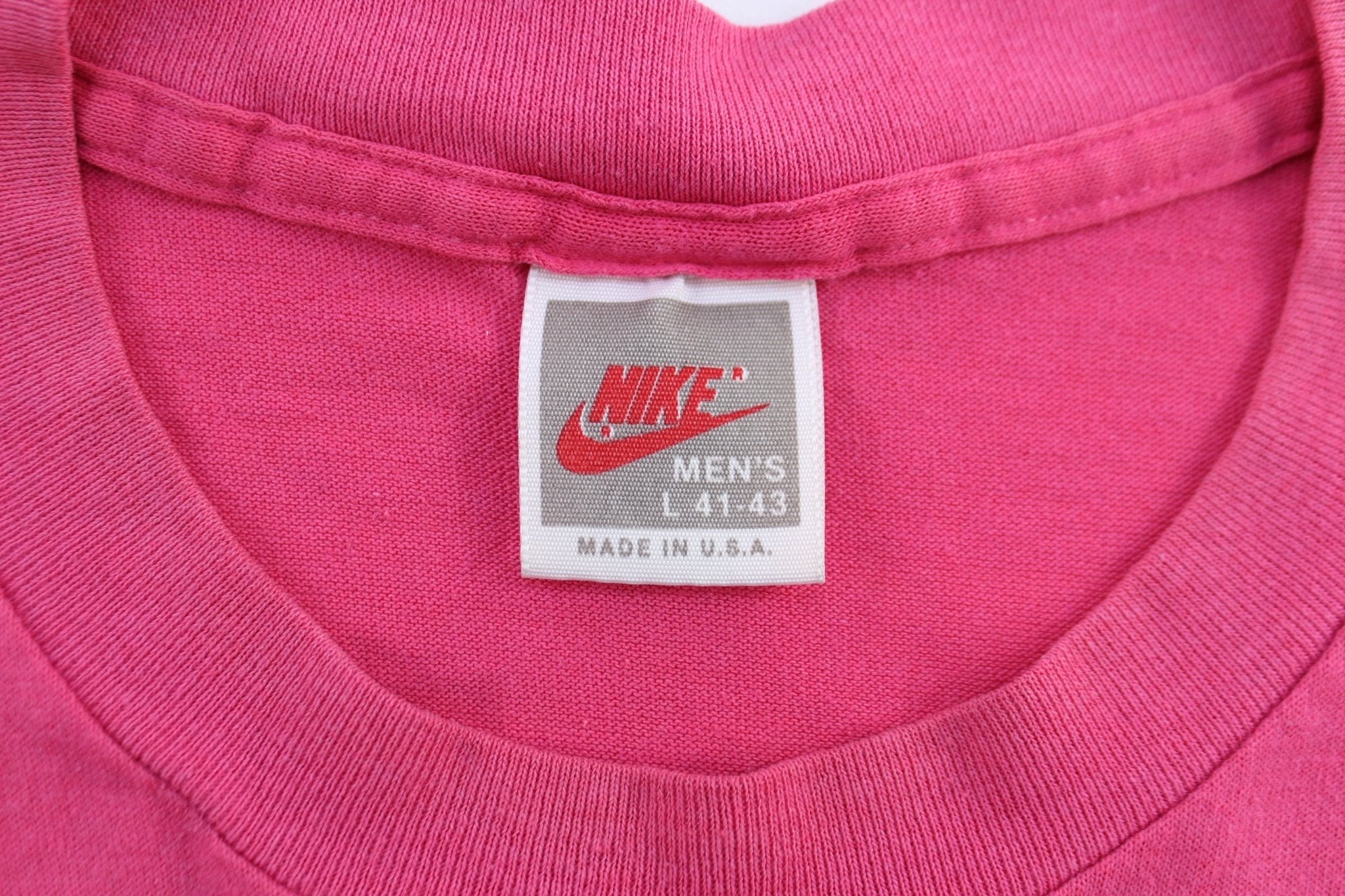 1989 Nike Just Do It Nashville, Tennessee Pink Tank Top - Jerseys/Tanks - Thrifted Threads